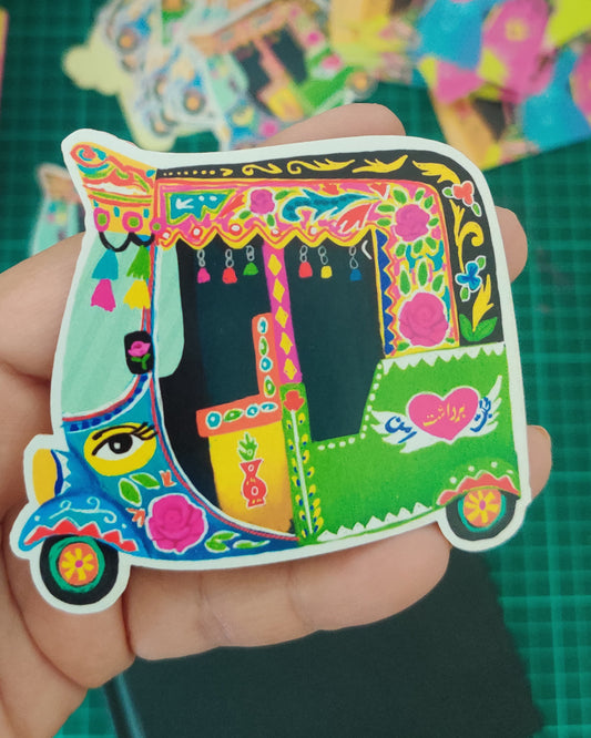 Rickshaw Sticker