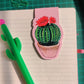 cactus megnatic bookmark