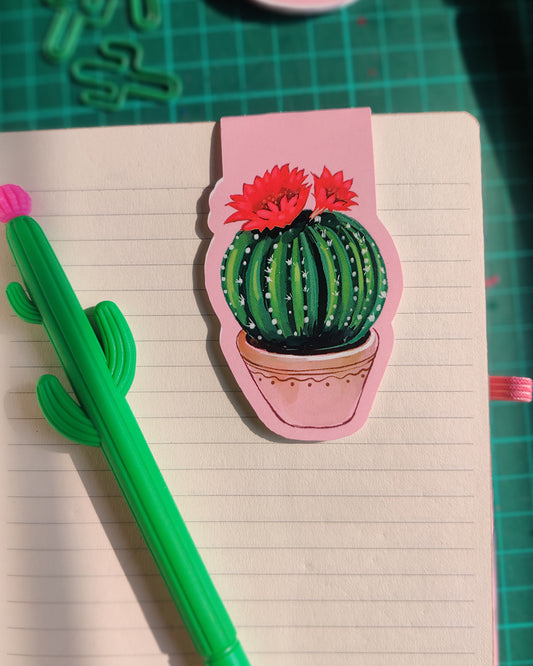 cactus megnatic bookmark