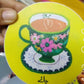 Green Cup Tea-coaster