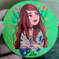 Chai girl Tea-coaster