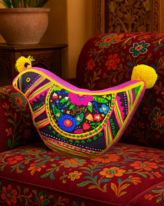 Bahaar bird Cushion