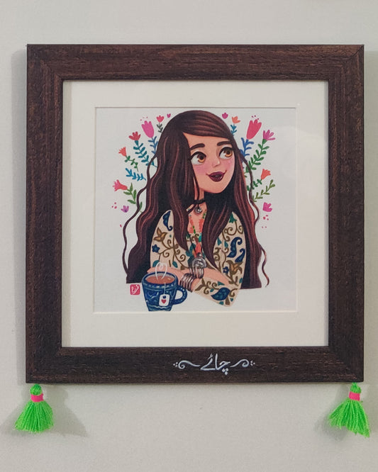 Chai girl Frame