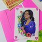 Purple Shawl Postcard