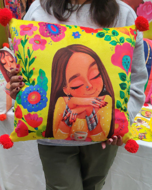 Khayal Square Cushion