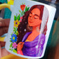 Purple shawl Mug