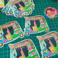 Rickshaw Sticker