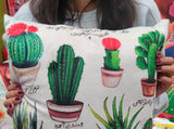 Cactus Square Cushion