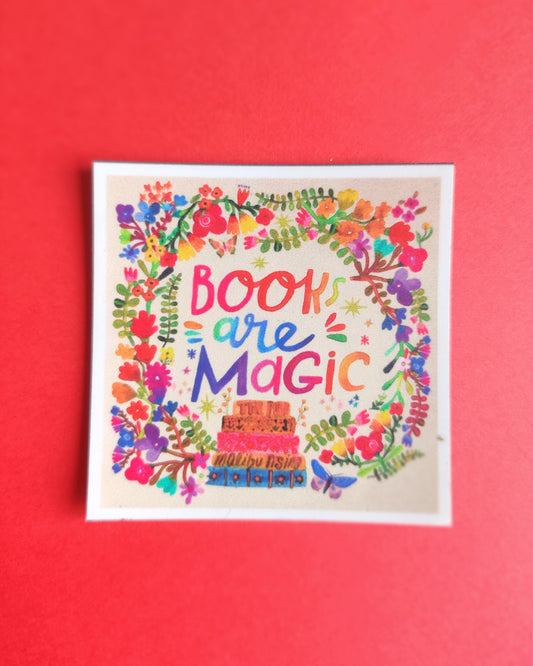 Book square magnet