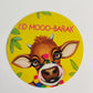 Cow Round Stickers