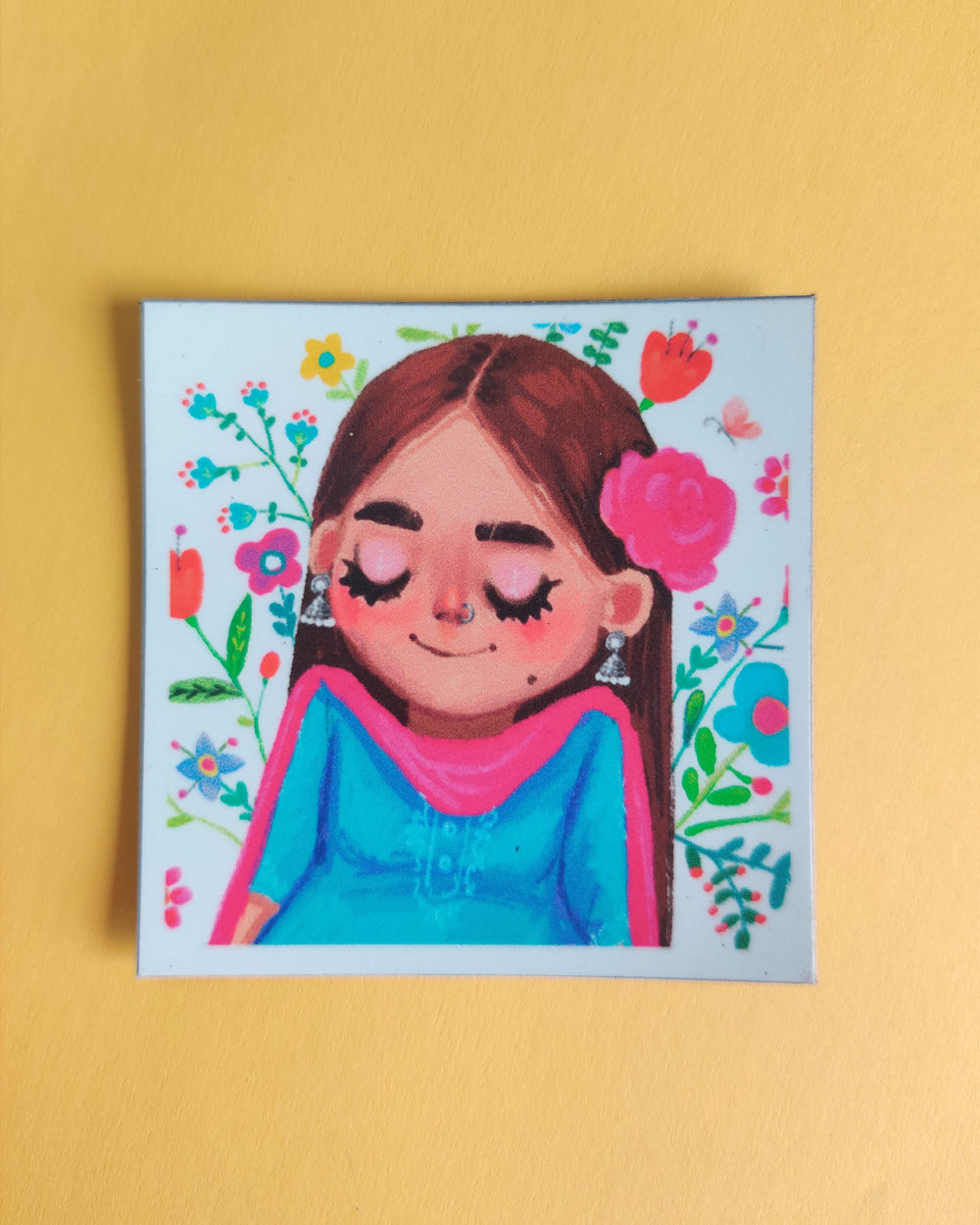 Gulabo Square Magnet