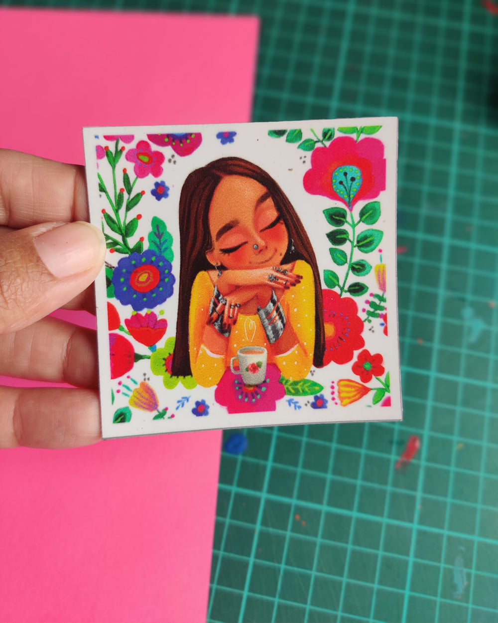 Khayal square magnet