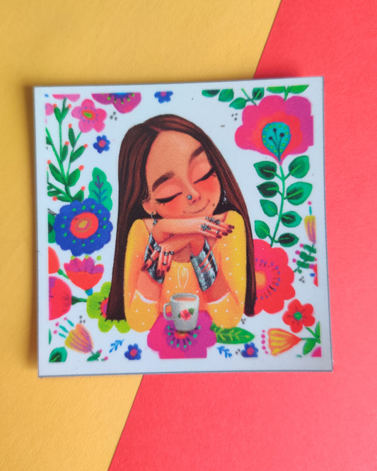 Khayal square magnet