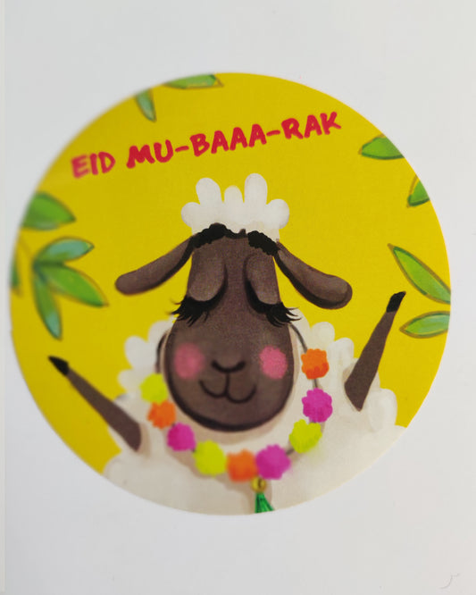 Sheep Round Stickers